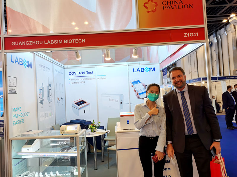 【展(zhan)會(hui)迴顧】藍(lan)勃生(sheng)物(wu)精(jing)綵(cai)亮相2022 MEDLAB Middle East